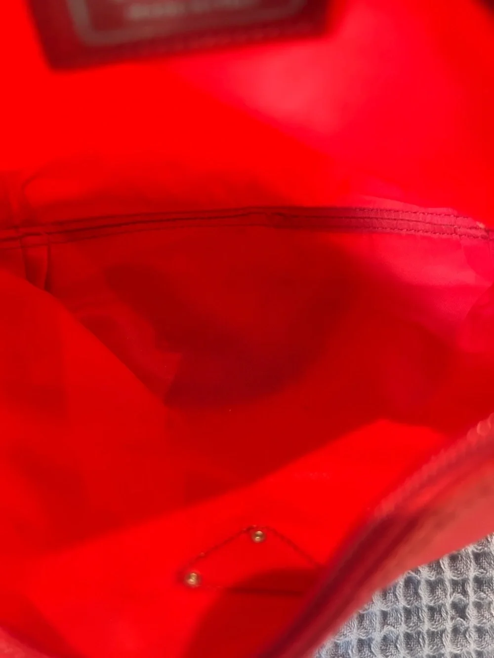 Prada Red Nylon Mini Hobo - Picture 7 of 9